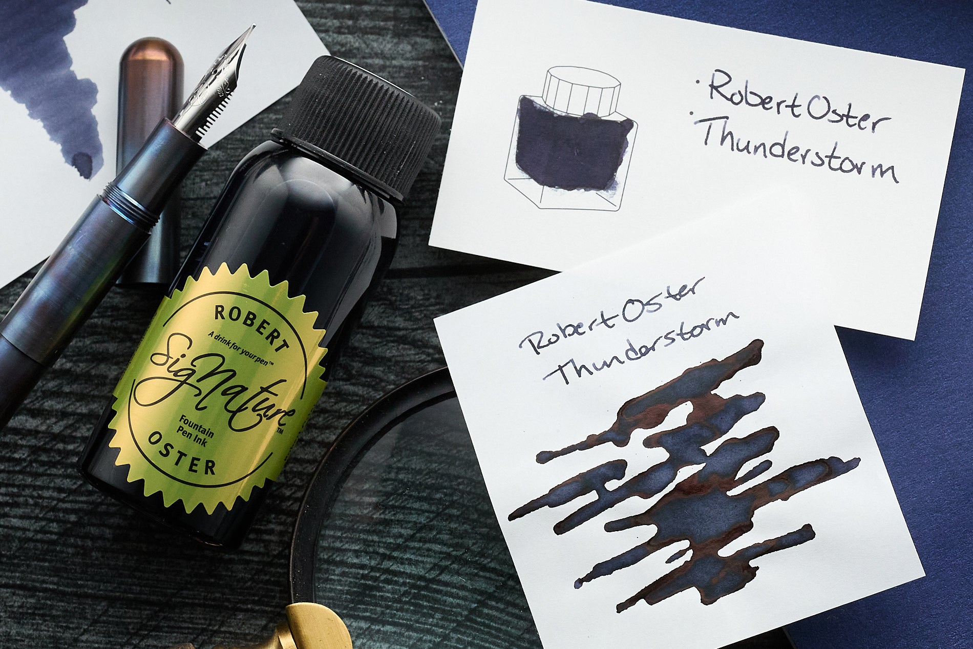 Robert Oster Thunderstorm Fountain Pen Ink