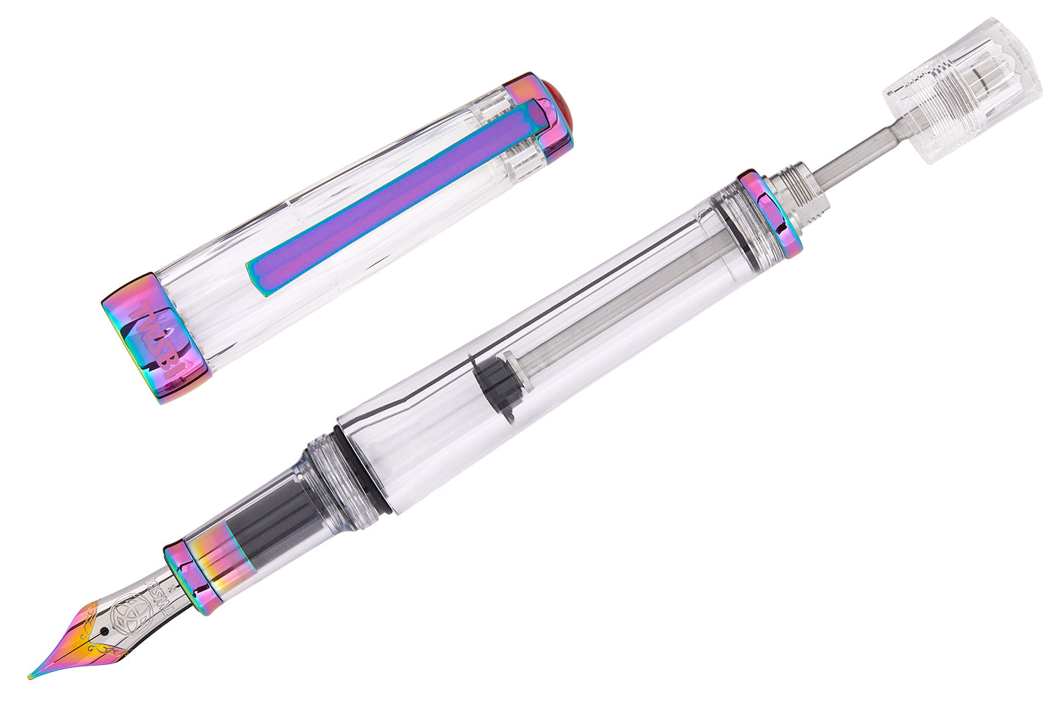 TWSBI Vac700R Iris with piston extended