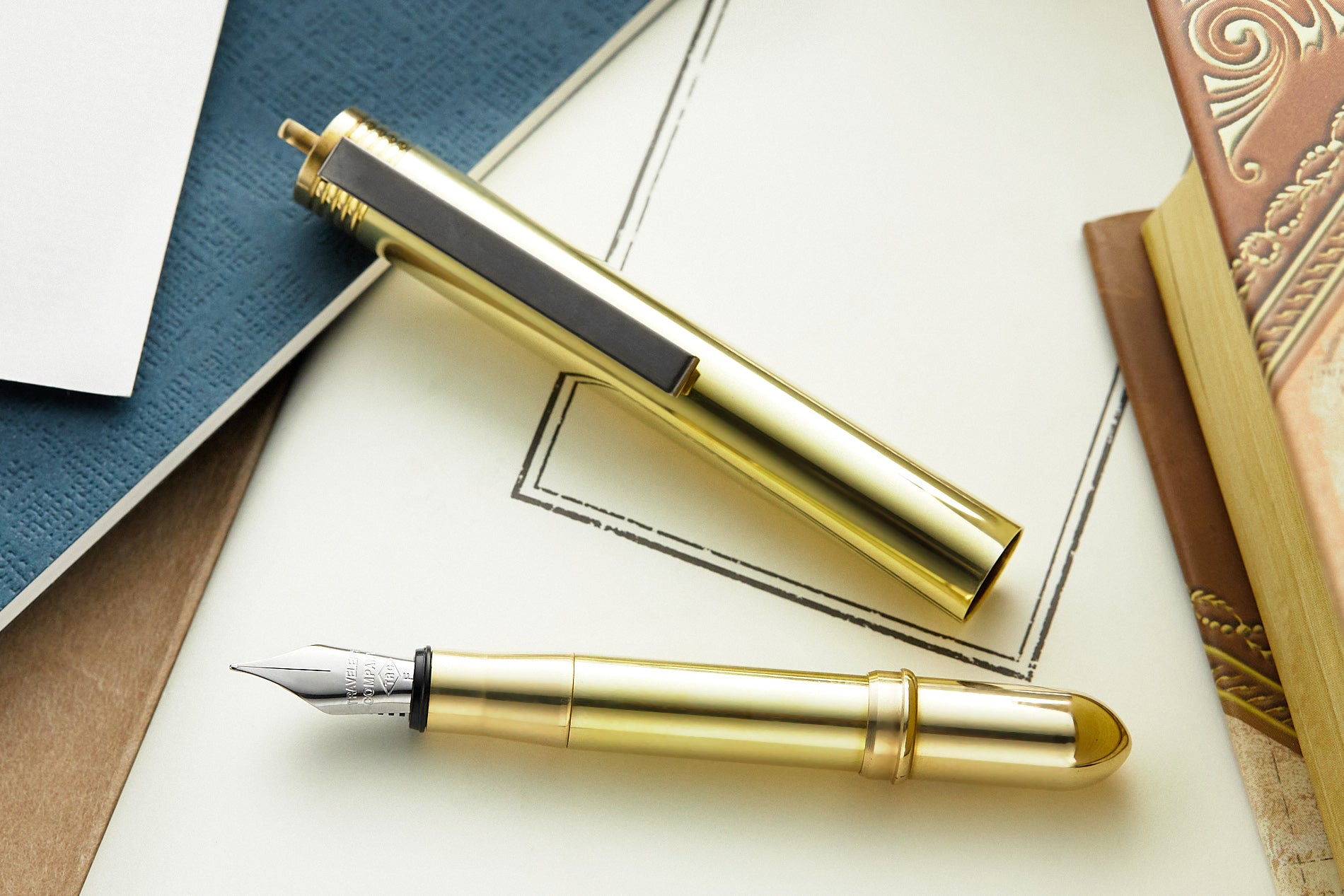 Traveler's Company brass fountain pen