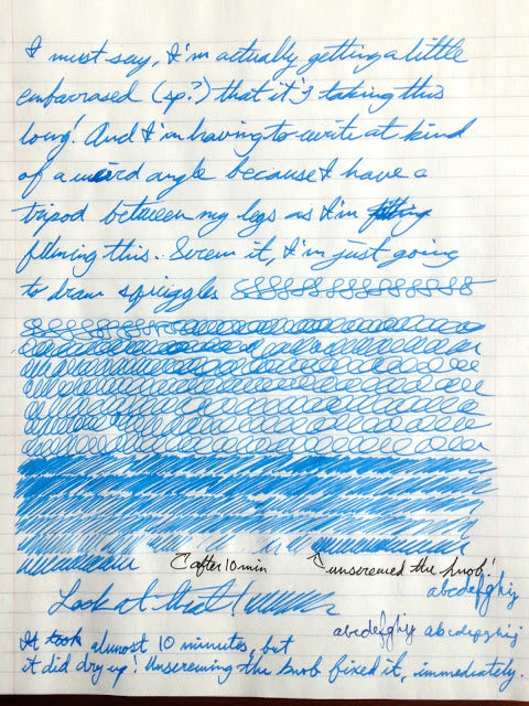 handwriting and scribbles on lined paper