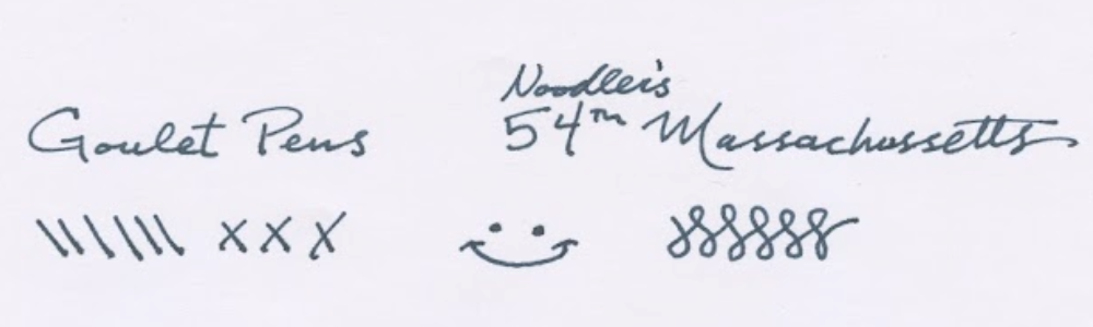 Noodler's 54th Massachusetts on Clairefontaine