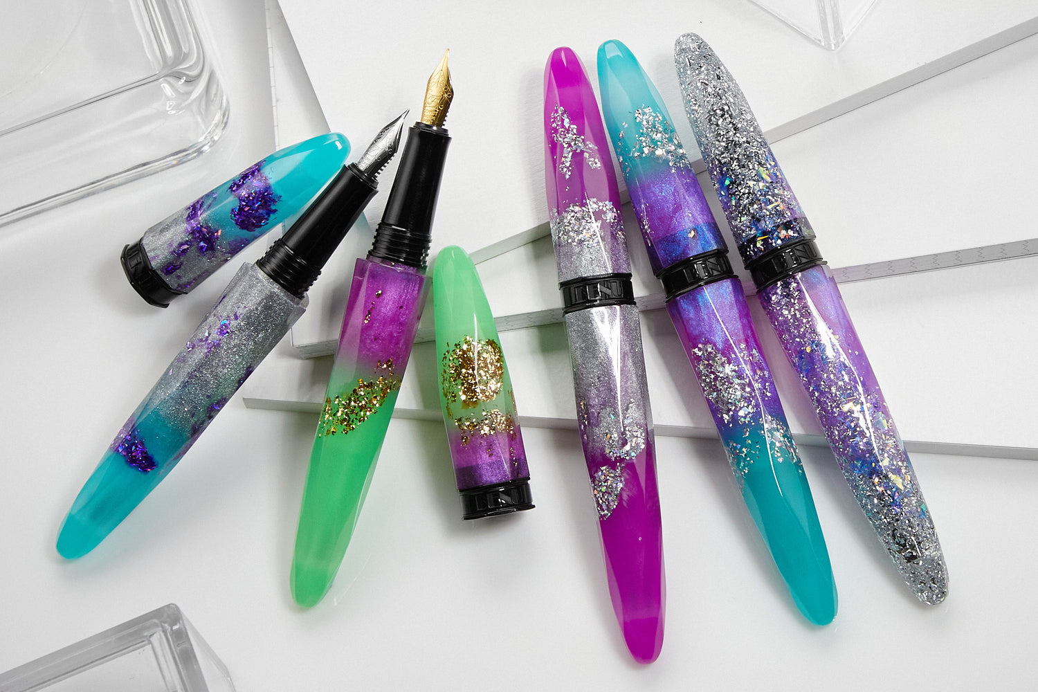 BENU Briolette Fountain Pen - Luminous Mauve - The Goulet Pen Company