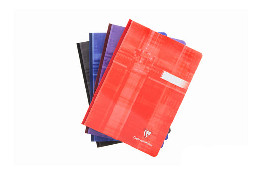 Clairefontaine BASIC Round Pencil Case, Ø7x22cm, Red, 1 Pack of 4.