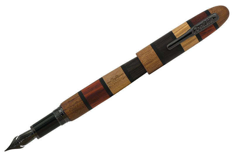 Conklin All American Fountain Pen - Quad Wood (Limited Edition)