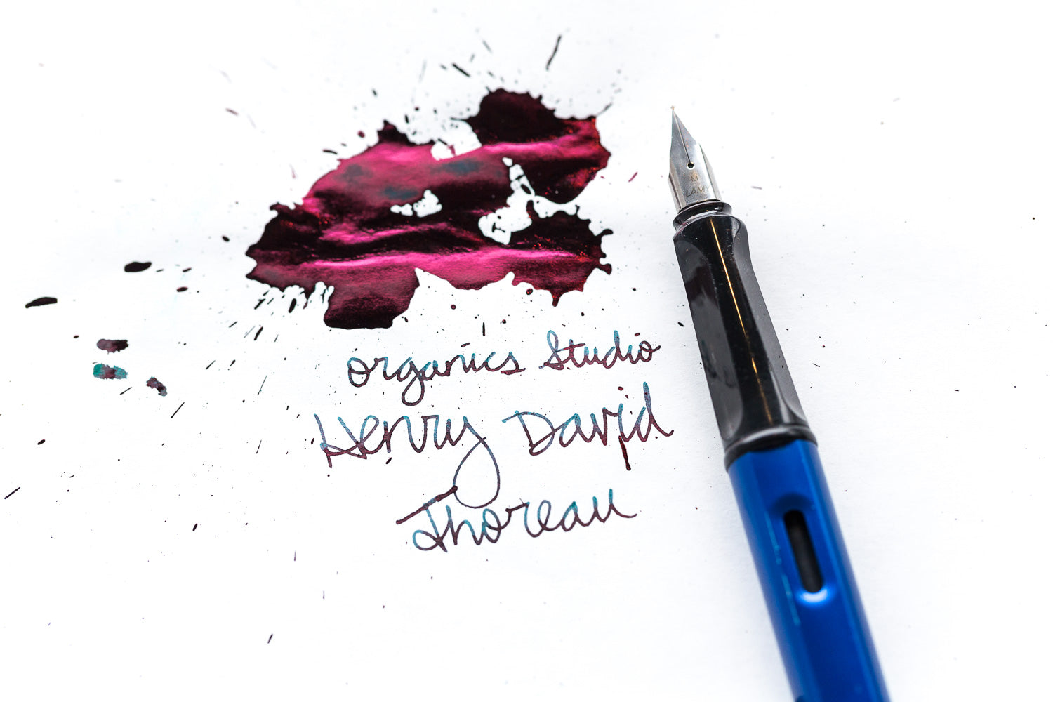 Organics Studio Henry David Thoreau Walden Pond - 55ml Fountain Pen Ink -  The Goulet Pen Company