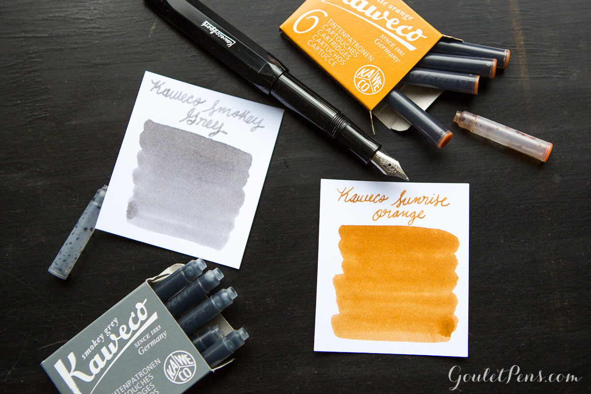 orange ink pens