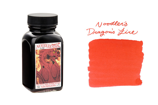 Noodler's Hawthorne's Scarlet - 4.5oz Bottled Ink with Free Charlie Pen