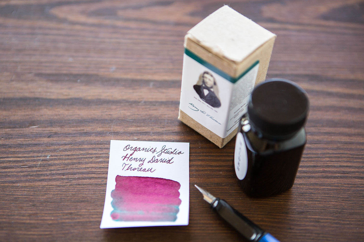 Organics Studio Henry David Thoreau Walden Pond - 55ml Fountain Pen Ink -  The Goulet Pen Company