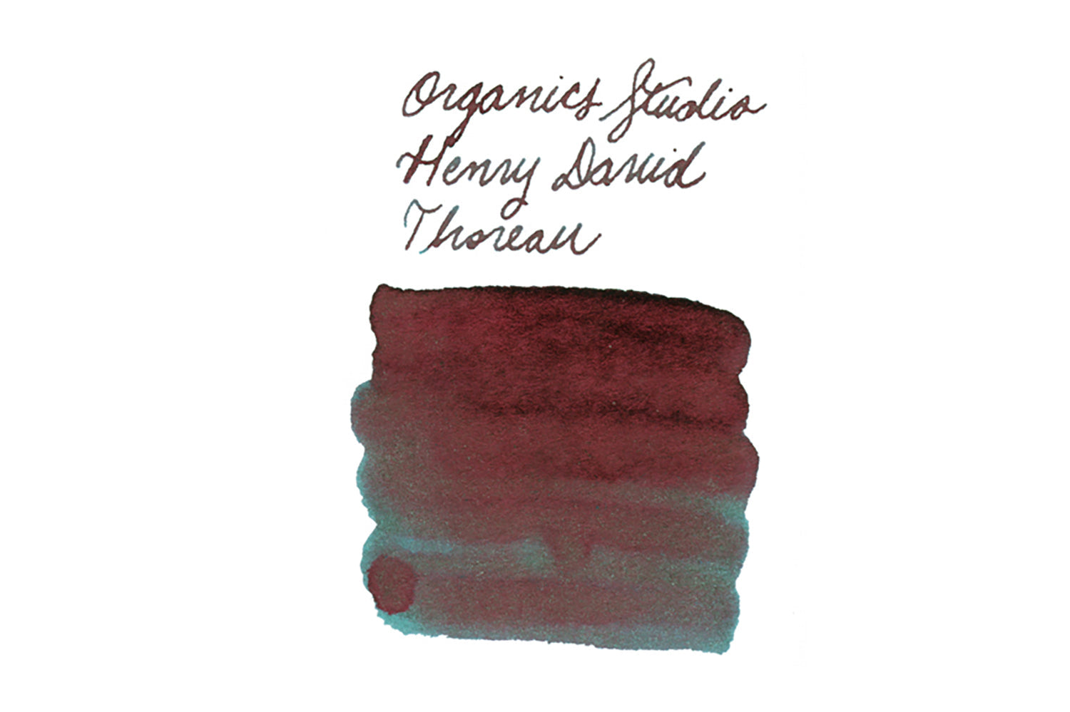 Organics Studio Henry David Thoreau Walden Pond - Ink Sample - The Goulet  Pen Company