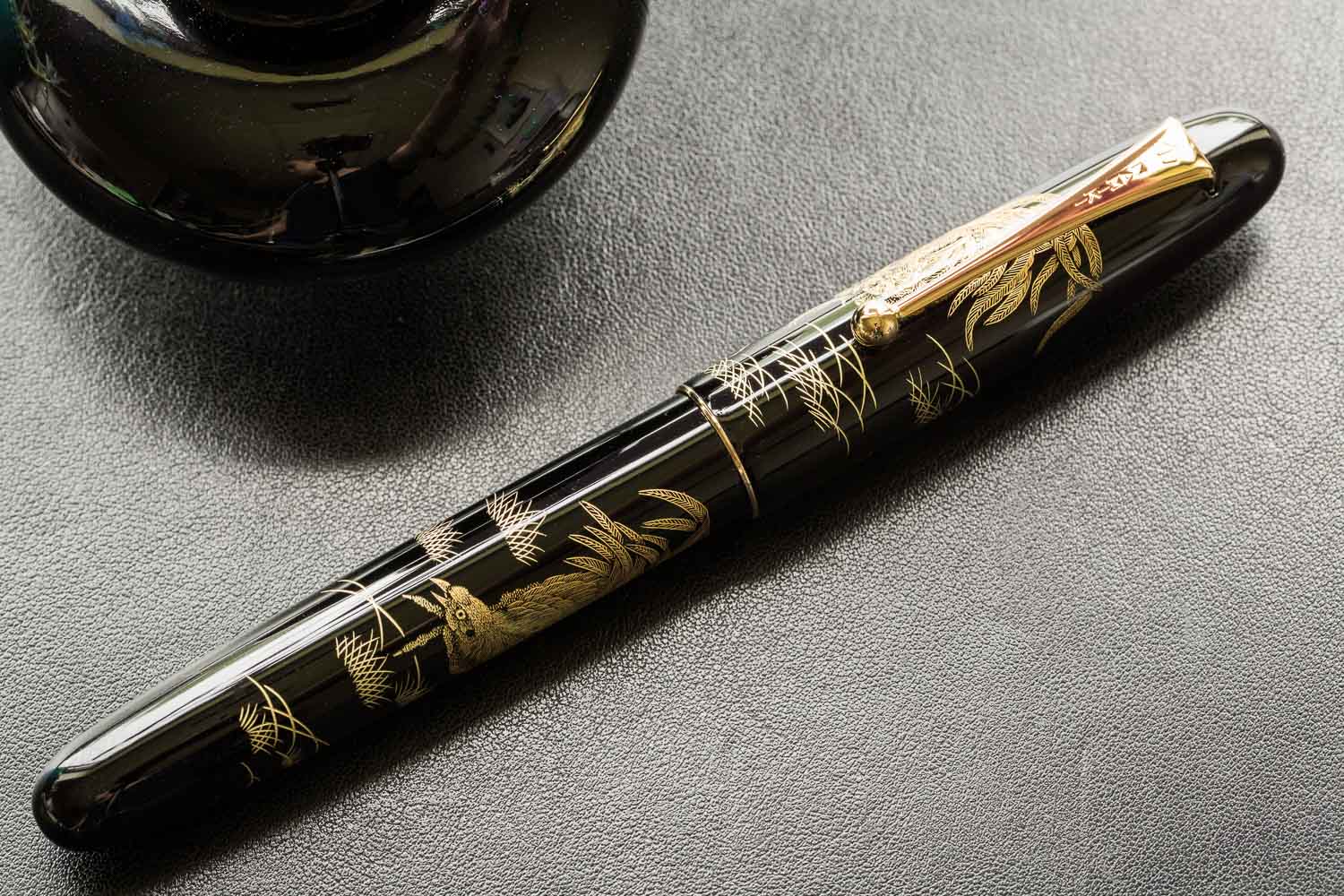 Namiki Chinkin Fountain Pen - Rooster - The Goulet Pen Company product image