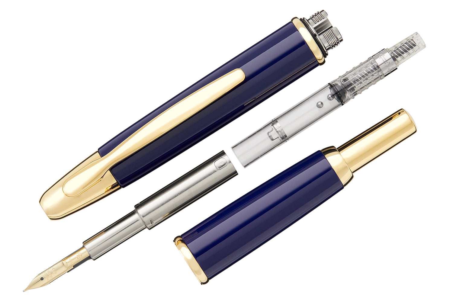 Pilot Vanishing Point メタリックコレクション ノック式万年筆 Fine Nib-