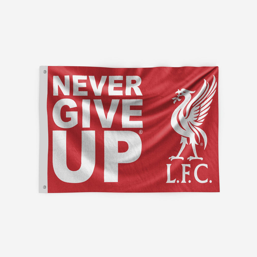 Liverpool FC Never Give Up Red 5 x 3 Flag FOCO | UK & IRE