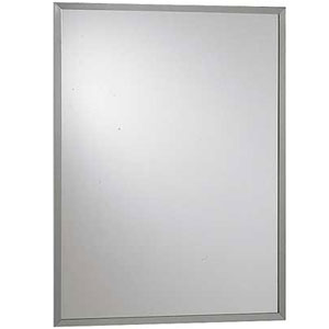 Commercial Restroom Mirrors - Framed. Stainless, Angle, Tilt ADA – Hand ...