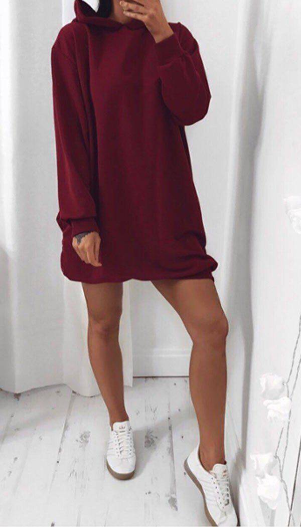 oversized hoodie dress