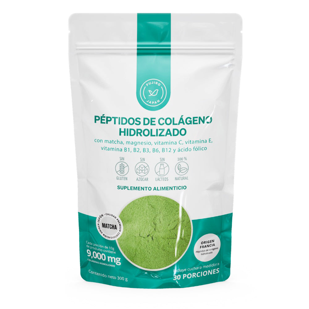 Fujiro Japan, Matcha Colágeno Hidrolizado, 300 g — Comprar Casa Cultiva