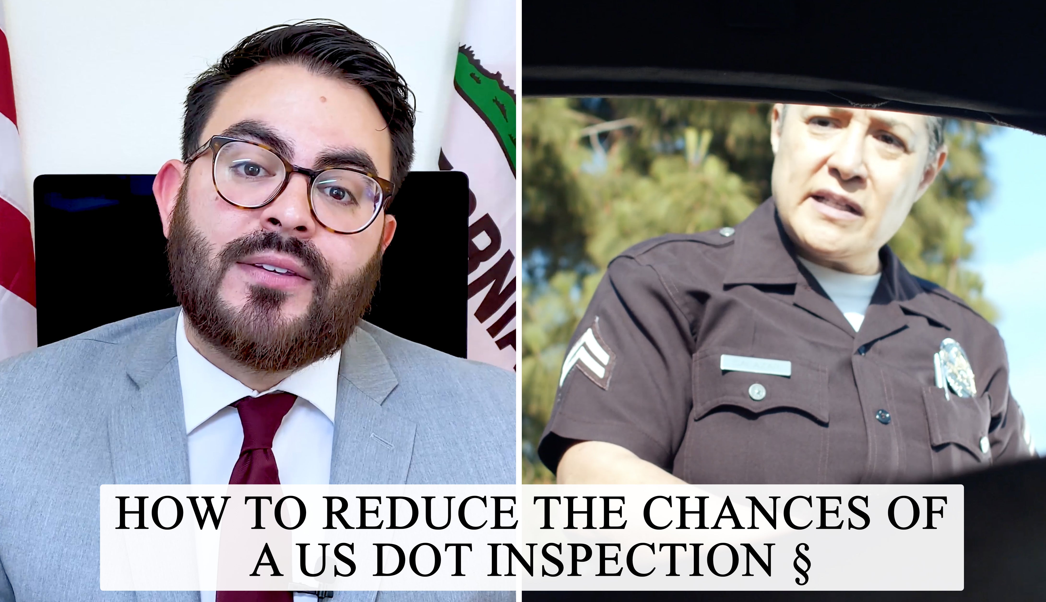 how to reduce the probability of getting a usdot inspection | usdot decal sticker lettering expert professionals 
