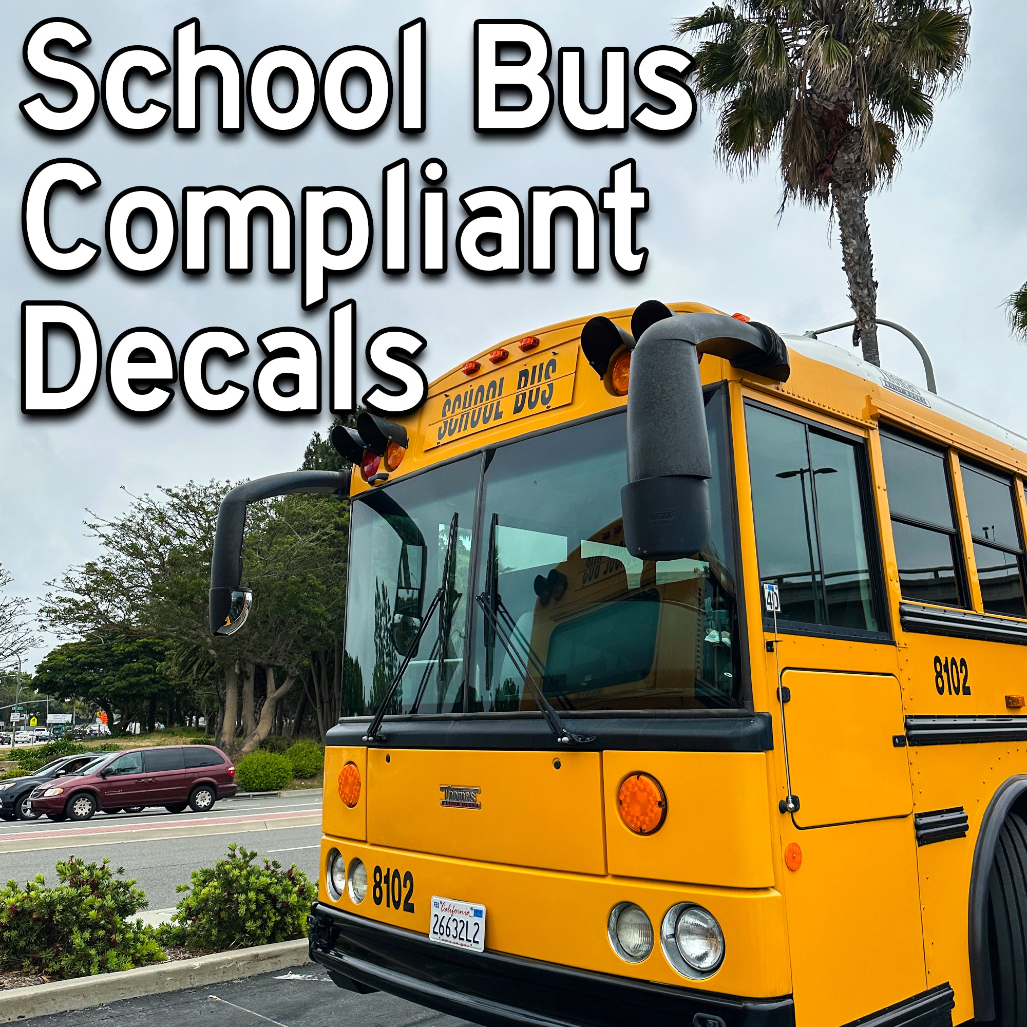 school bus compliant decals