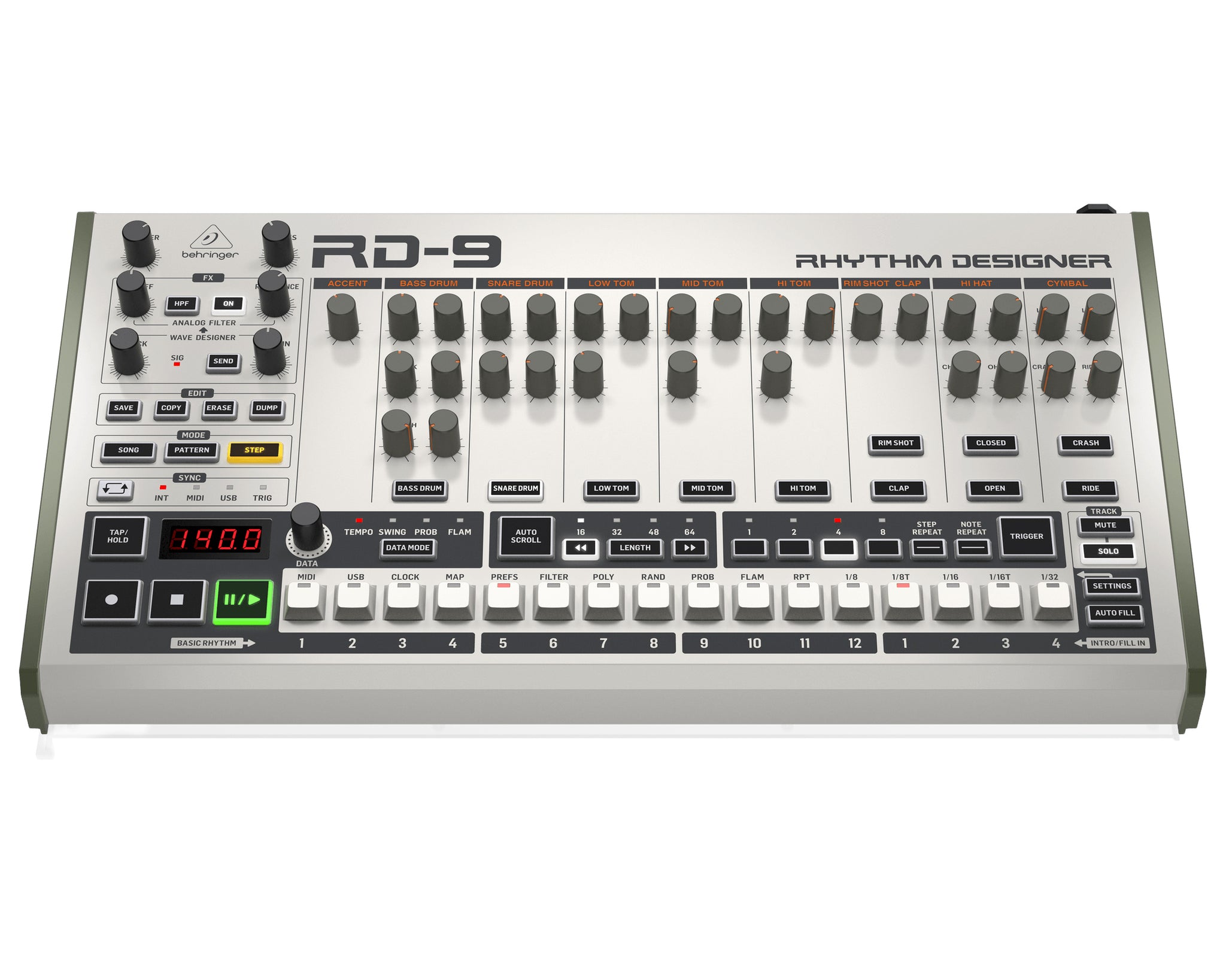 Behringer RD-9 RHYTHM DESIGNER 器材 | endageism.com