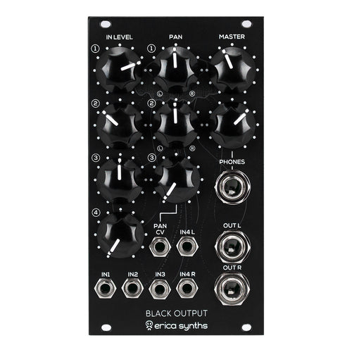 Erica Synths - Black Stereo Mixer v3