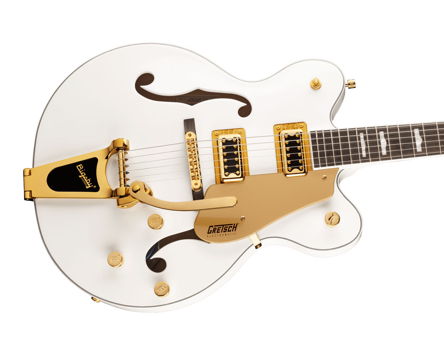 gretsch white and gold