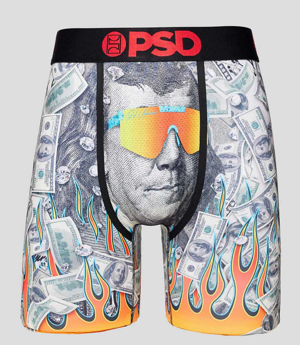 PSD Cash Money 50 100 Dollar Bills Athletic Urban Boxer Brief Underwear  32011007