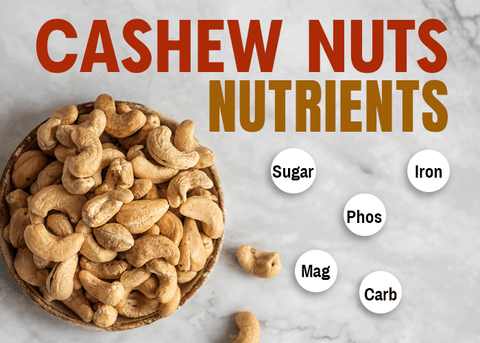 Cashew nuts Nutrients