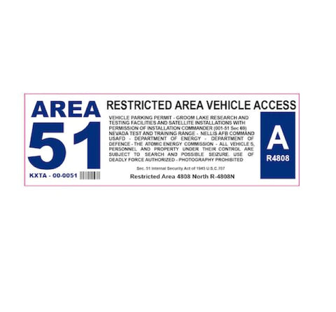 Area 51 Decal