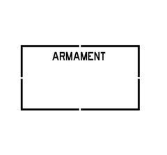 Armament Panel Decal