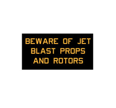 BEWARE OF JET BLAST DECAL-Beware of Jet Blast Sticker-r-Aircraft Carrier Decal-Aviation Decal-Aviation Sticker