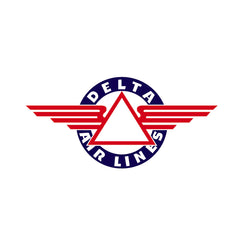 Delta Airlines Vintage Logo Decal-Airlines Decal-Airlines Sticker-Vintage Airlines Decal-Vintage Airlines Decal-Aviation Decal-Airline Decal-Aviation Sticker