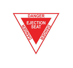 Ejection Seat Decal - Aircraft Marking