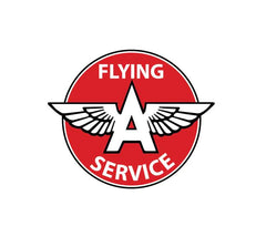 Flying A Service Decal-Flying A Service Sticker-Aircraft markings-Aircraft Markings Decal-Vintage Aviation Decal-Vintage Aviation Sticker-Aircraft decals-Aviation Decals