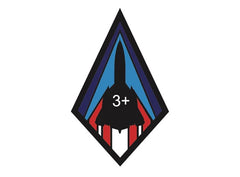 MAch 3 Diamond Decal - SR-71 Decal - Blackbird Decal