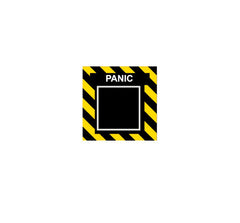 Panic Button Decal