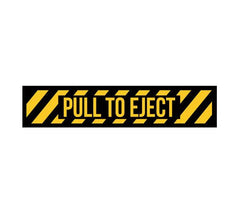 Pull To Eject Decal