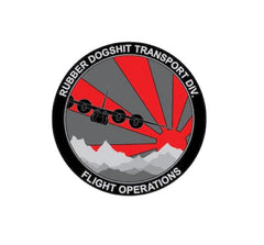 Rubber Dogshit - Aviation Decal -Military decal