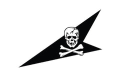 Jolly Rogers Decal-Squadron Decal-Skull and Crossbones Decal-Scull and Crossbones Sticker-Military Sticker-Aviation Decal-Aviation Sticker-Helmet Decal