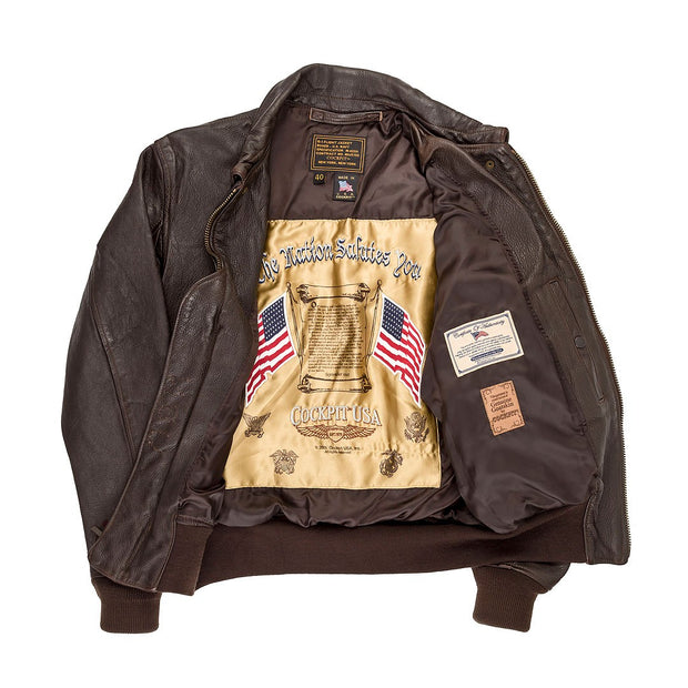 The Army Air Corps Leather Flight Jacket | lupon.gov.ph