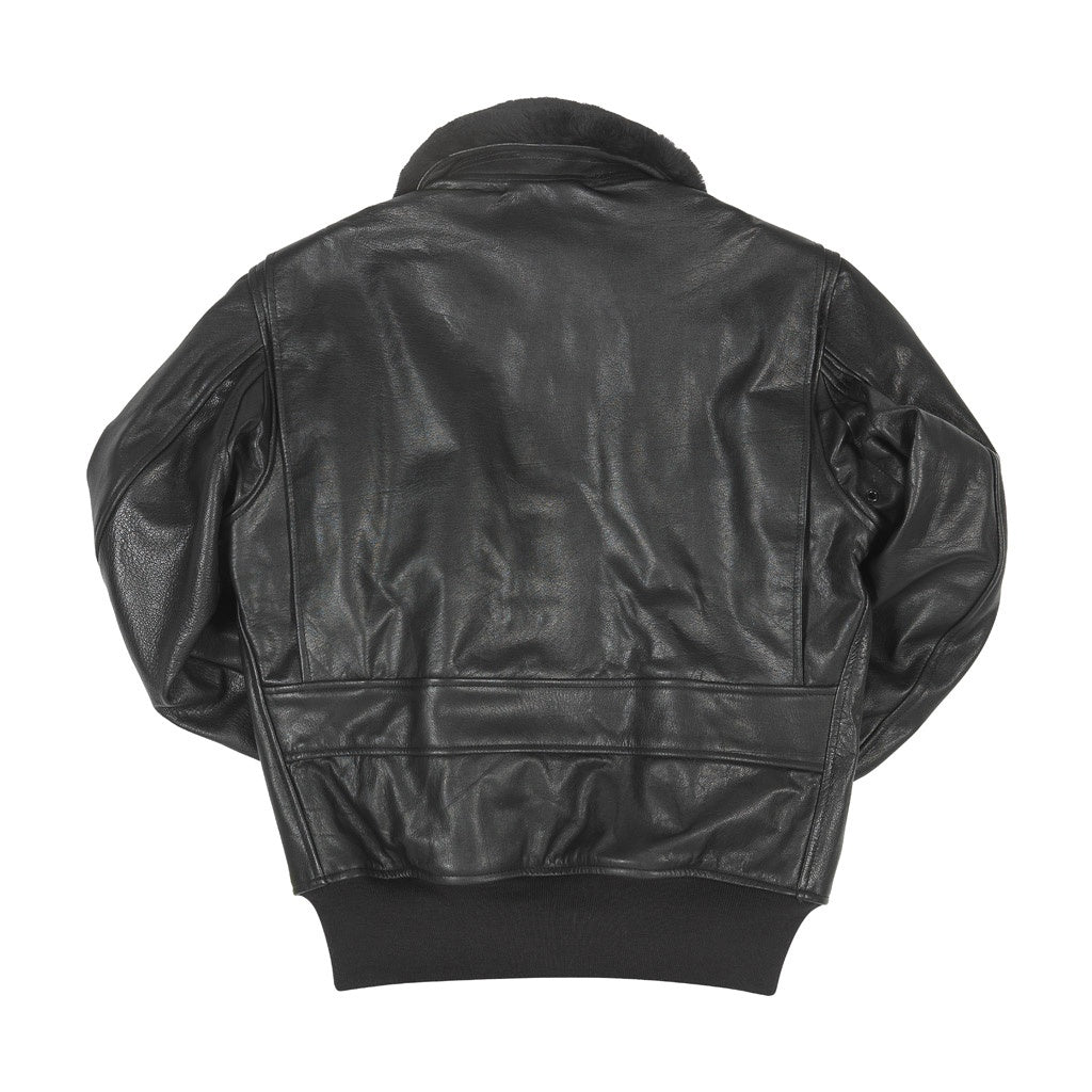 Black Leather G-1 Military Spec Jacket – Sierra Hotel Aeronautics