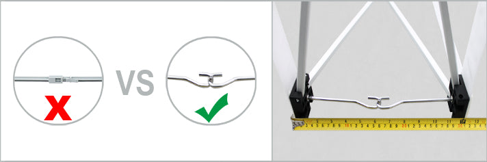 Quality frame with rugged metal hooks