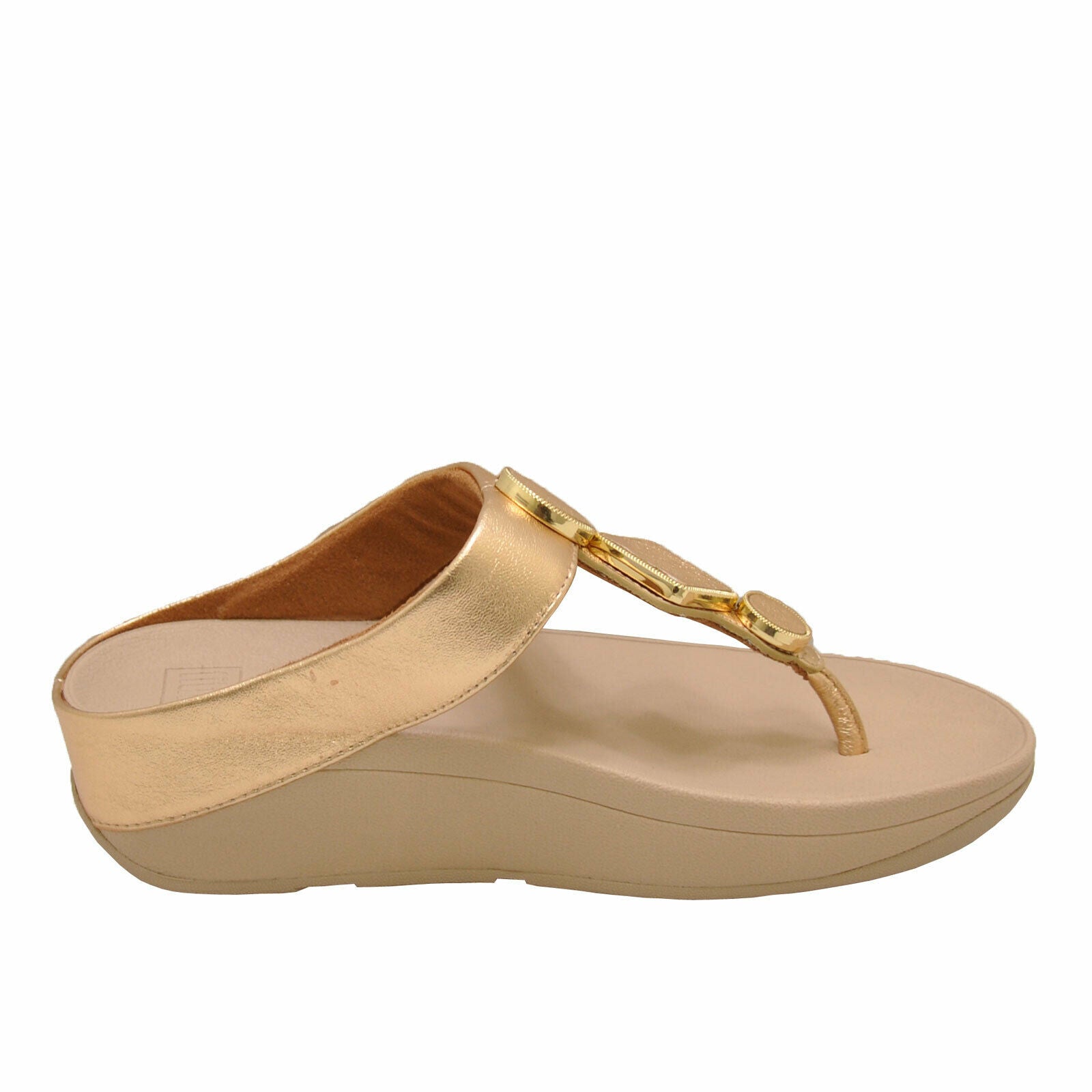 FitFlop Leia Toe-Thong BE4-796 (Vintage Gold) – Milano Shoes