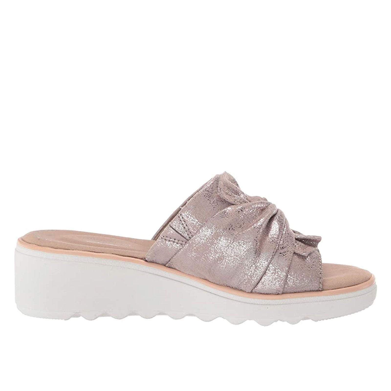 clarks pewter sandals