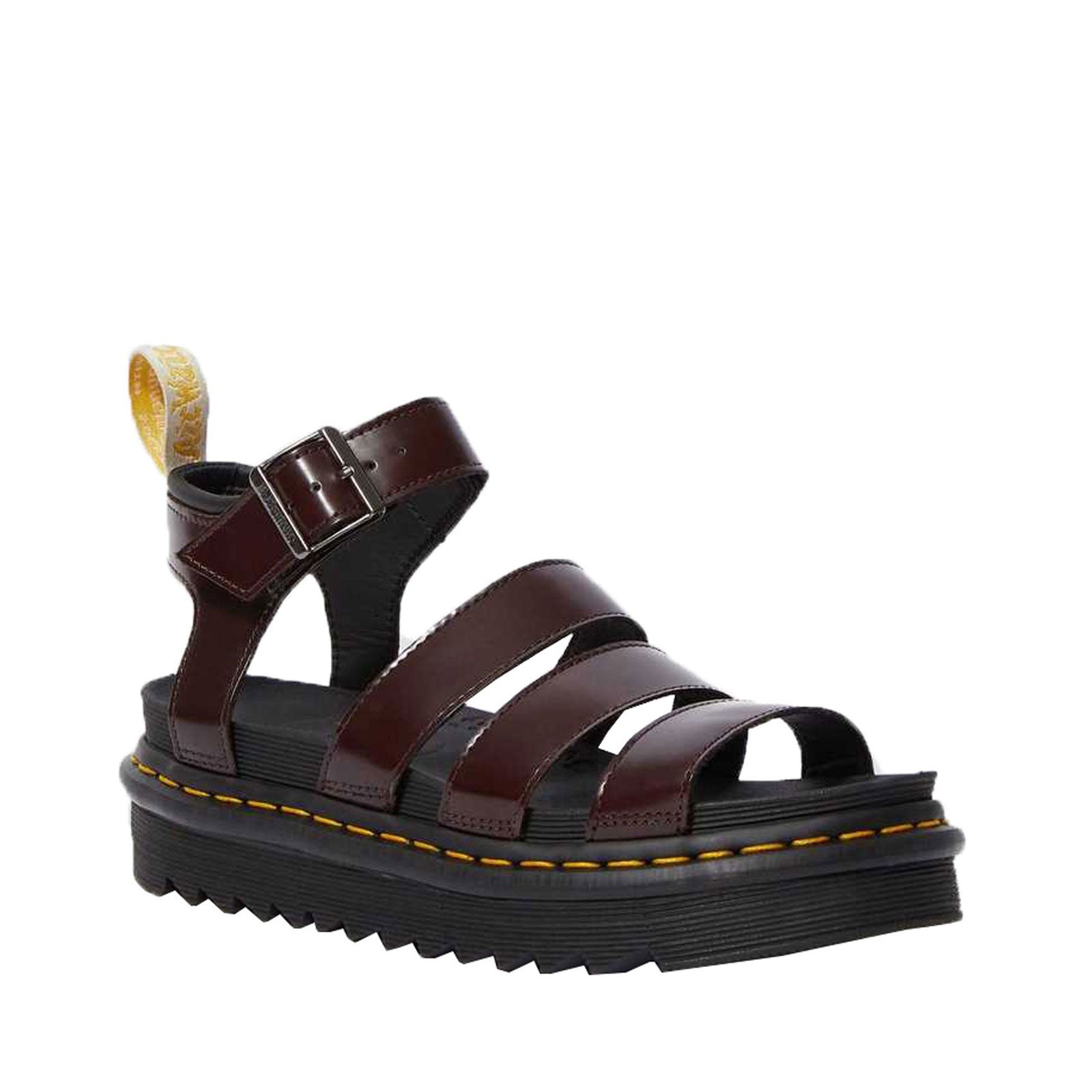 dr martens blaire sandals cherry red