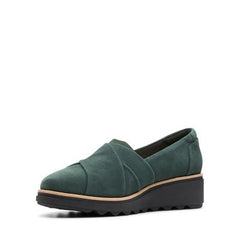 Sharon Form Forest Green - 26147427 by Clarks