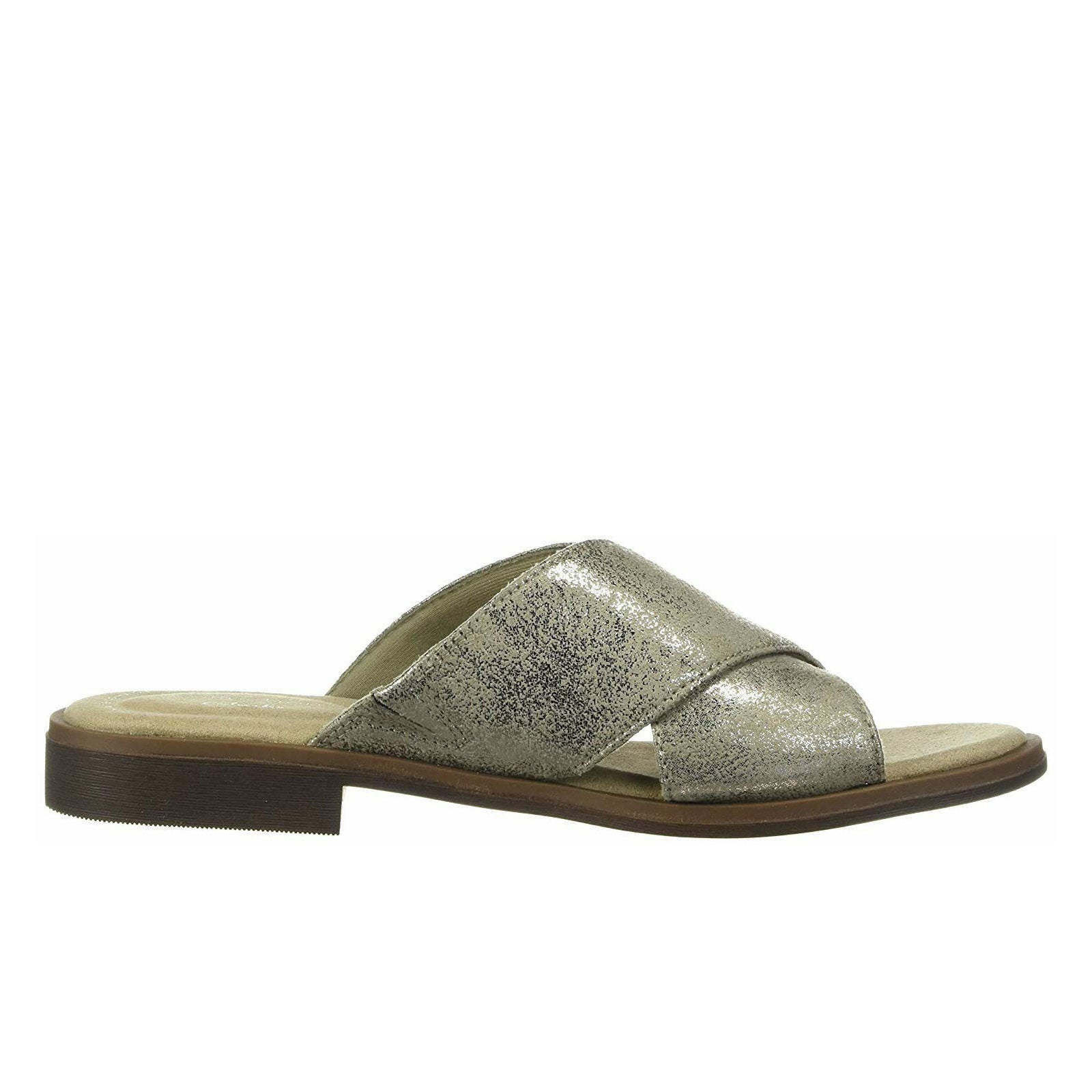 clarks pewter metallic