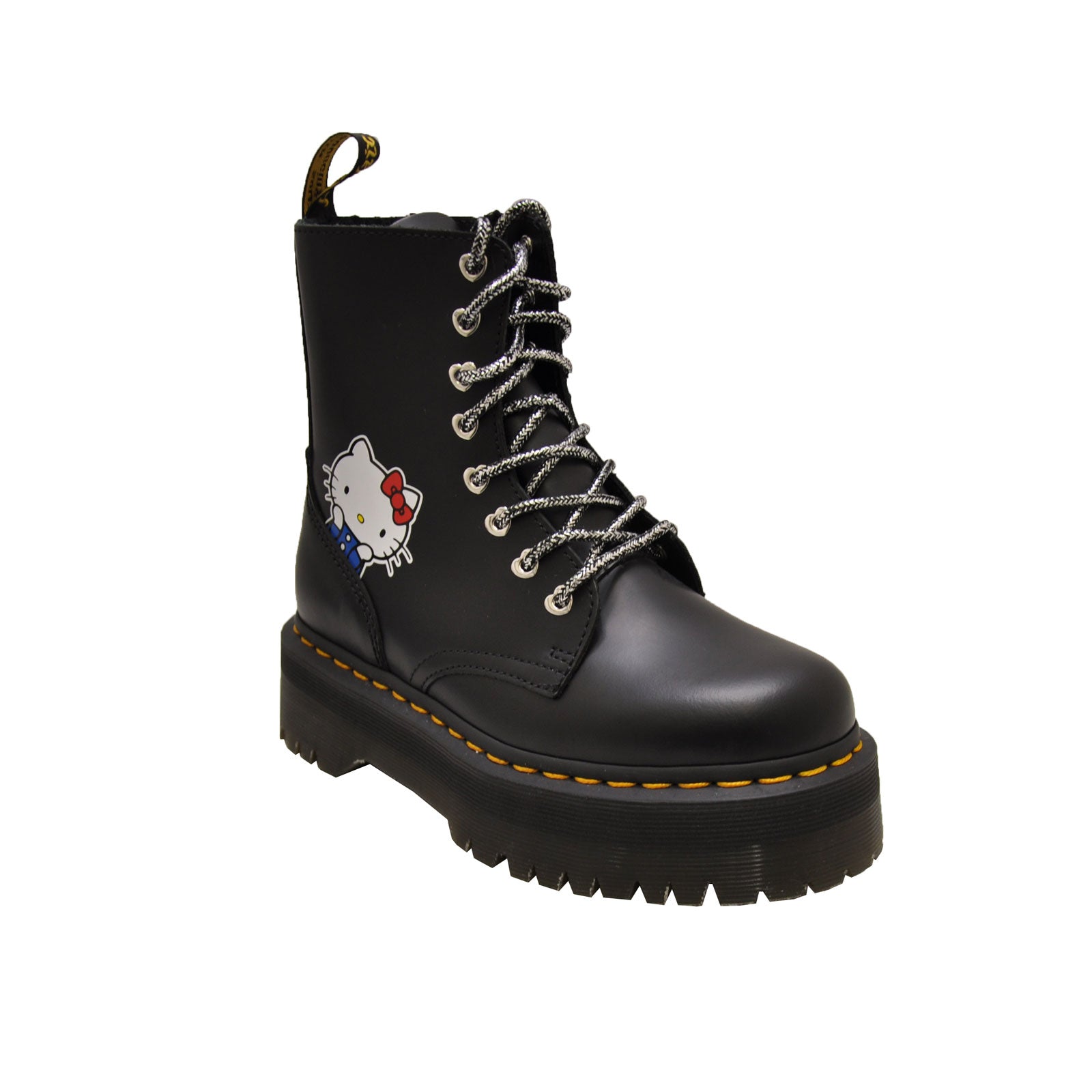 dr martens black polished smooth