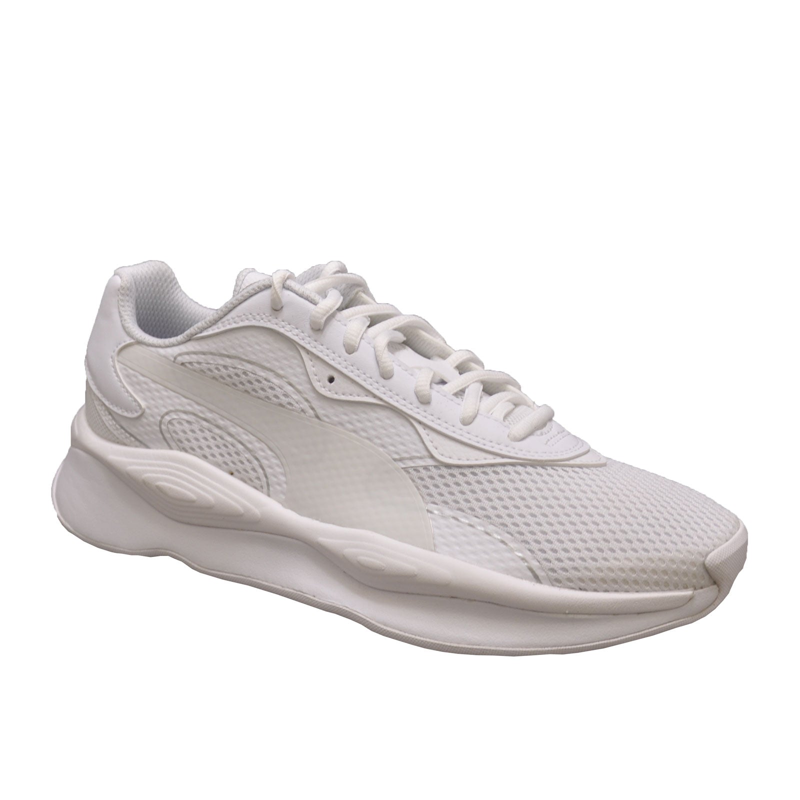 puma pure white shoes