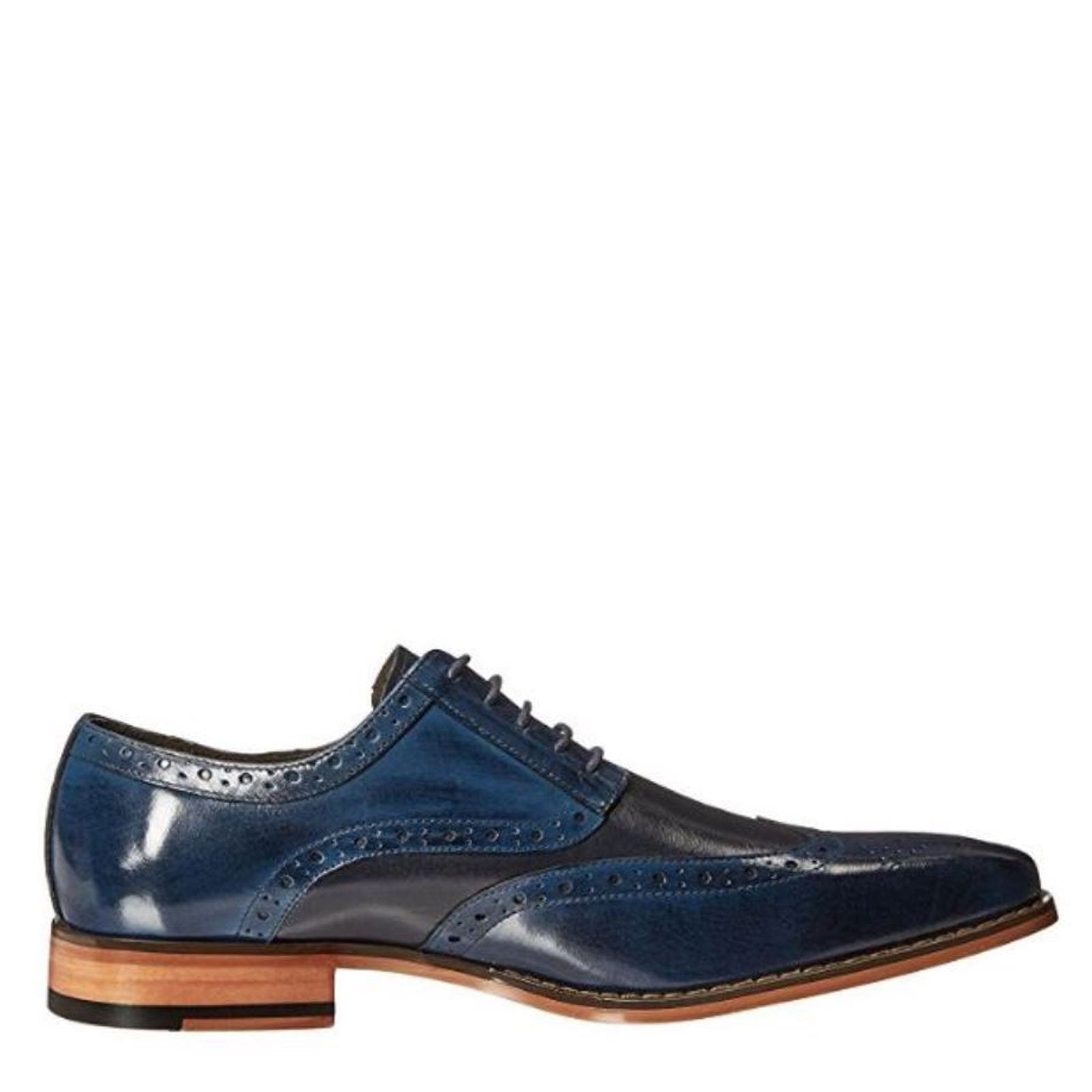 navy blue stacy adams shoes
