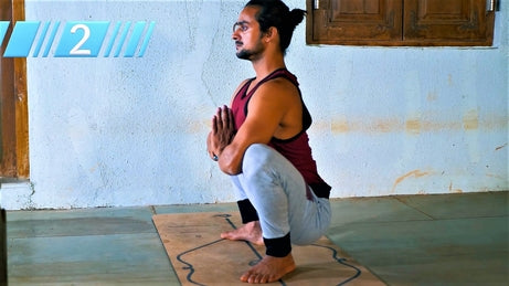 Pavanmuktasana 3 Namaskarasana