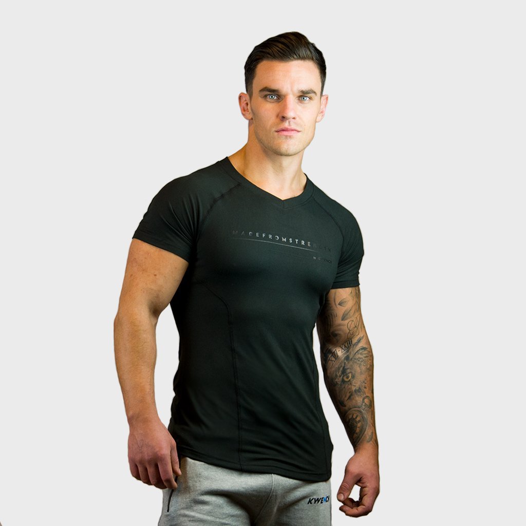 Vibe Body Fit T-Shirt | Black - Kwench